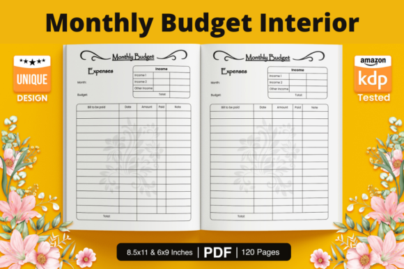 KDP Interior – Monthly Budget