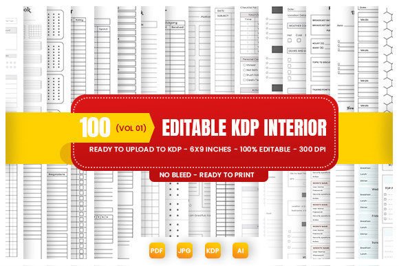 Navigating the KDP Interior Market: The Mega Editable KDP Interior Bundle Explained