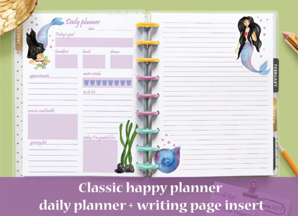 PrettyClassic Happy Daily Planner Insert: A Tool for Organized and Joyful Living