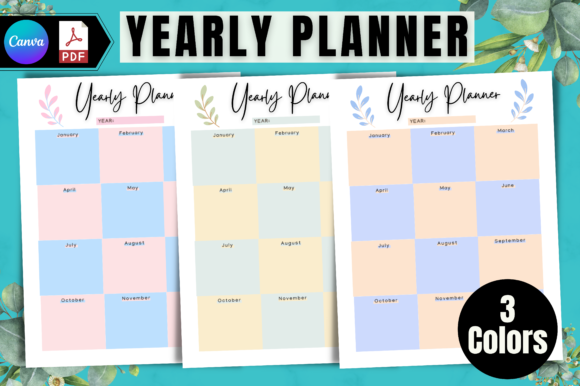 Printable Yearly Planner on One Page: The Art of Simplicity and Strategy