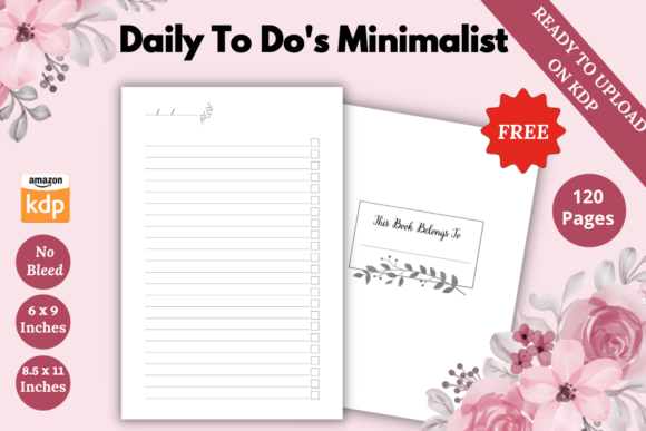 Streamline Your Daily Tasks with the FREE Daily to Do List - KDP Interior