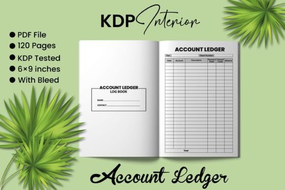 Streamline Your Financial Record-Keeping with the Account Ledger Log Book