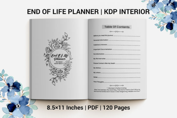 The End of Life Planner KDP INTERIOR: A Strategic Tool for Thoughtful Preparation