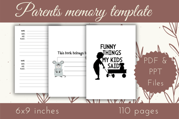 The Parents Memory Journal: Your Archive of Childhood's Fleeting Words