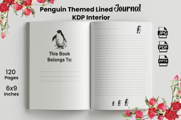 The Penguin Themed Lined Journal: A Gateway to Creativity and Business
