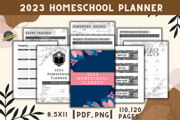 The Ultimate Asset for Your Low-Content Business: The 2023 Homeschool Planner KDP Interior