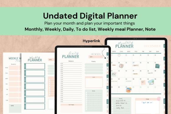 The Undated Digital Planner: Your Perennial Tool for Modern Productivity
