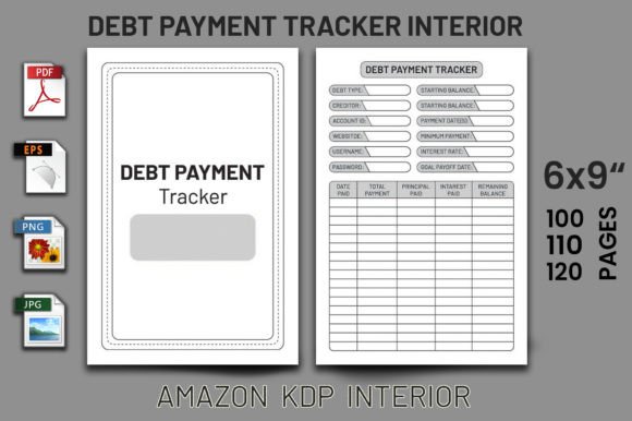 Using a Debt Payment Tracker KDP Interior for Strategic Financial Management