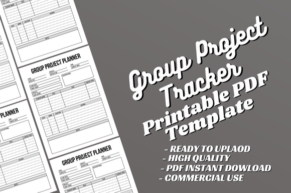 Your Ultimate Tool for Collaborative Success: The Group Project Planner Canva Template