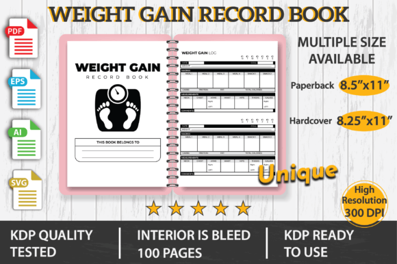 Your Ultimate Tool for Measurable Progress: The Weight Gain Record Book